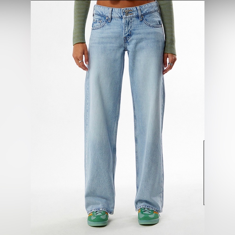 Levi's Abraided Art Superlow Loose Jeans size 26